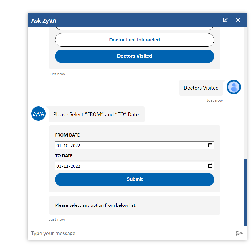 Zydus Chatbot (ZyVA) - 3